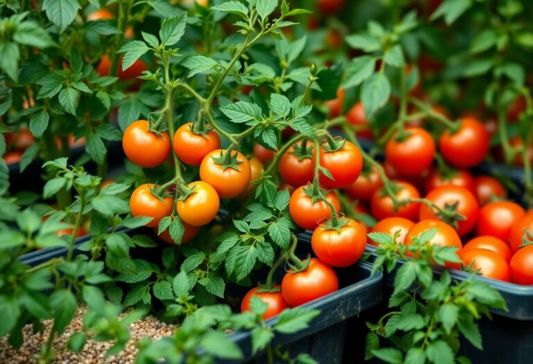 What are the best fertilizers for growing tomatoes in containers?