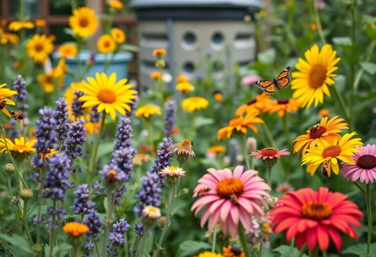 How do I create a pollinator‑friendly organic garden?