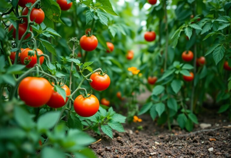 How do I grow organic tomatoes without using synthetic pesticides?