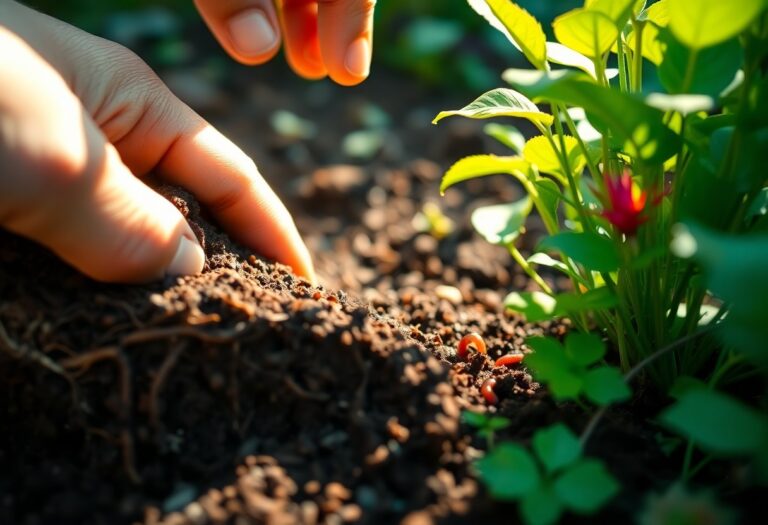 How do I test soil health naturally without using chemicals?